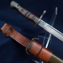US Model 1917 Bayonet with Home Guard Frog, by Remington 1917 - 02